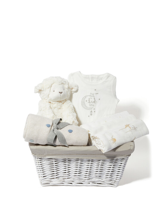 Baby Gift Hamper - 5 Piece Set with Embroidered Eid Sleepsuit image number 1